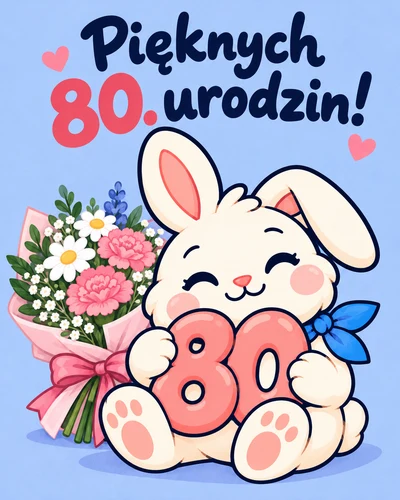 Pięknych 80. urodzin!