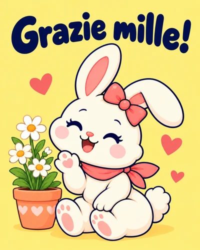 Grazie mille!