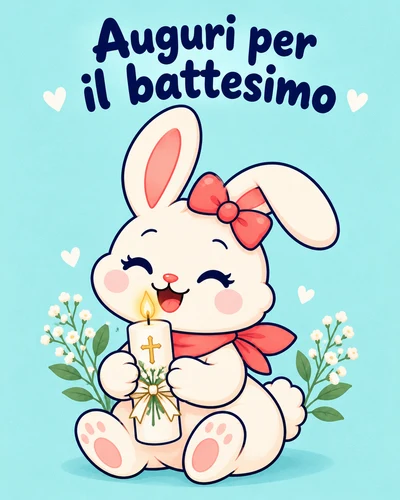 Auguri per il battesimo