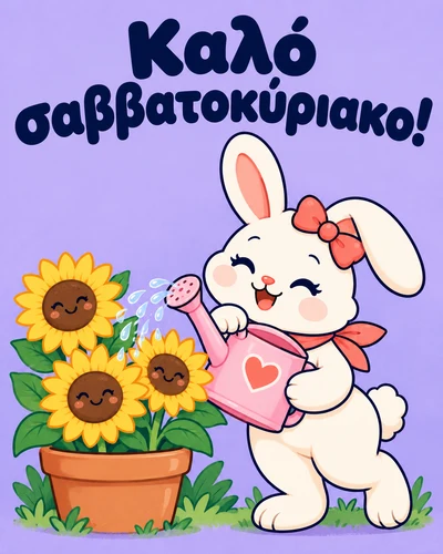 Καλό σαββατοκύριακο!