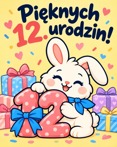 Pięknych 12. urodzin!