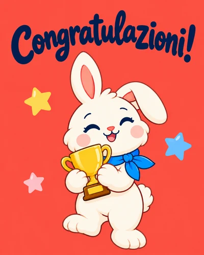 Congratulazioni!