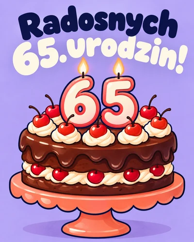 Radosnych 65. urodzin!