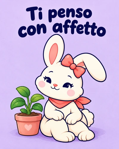 Ti penso con affetto