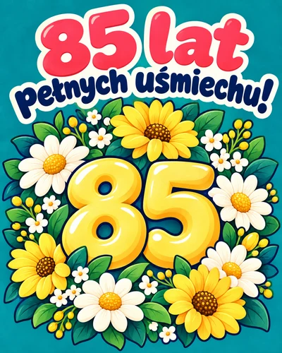 85 lat pełnych uśmiechu!