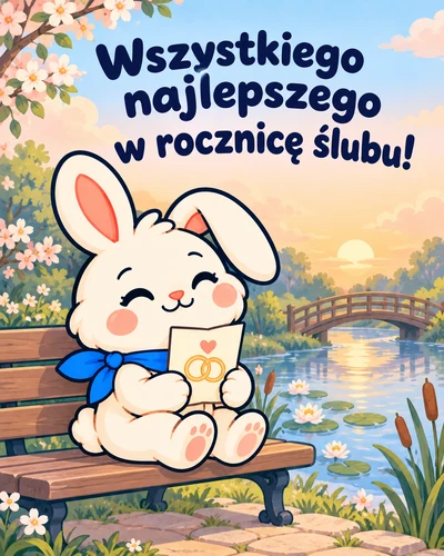 Wszystkiego najlepszego w rocznicę ślubu!
