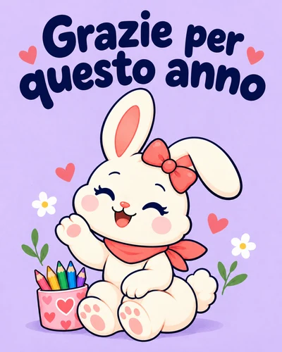 Grazie per questo anno