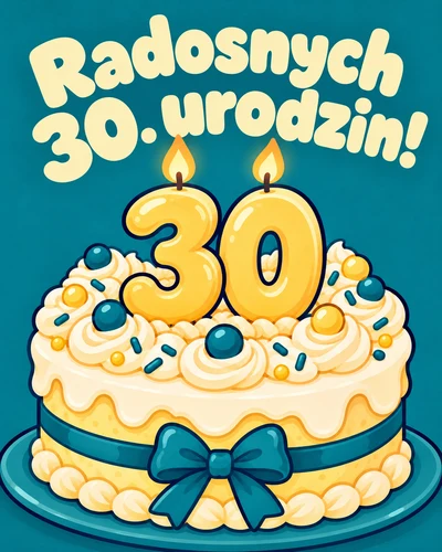 Radosnych 30. urodzin!