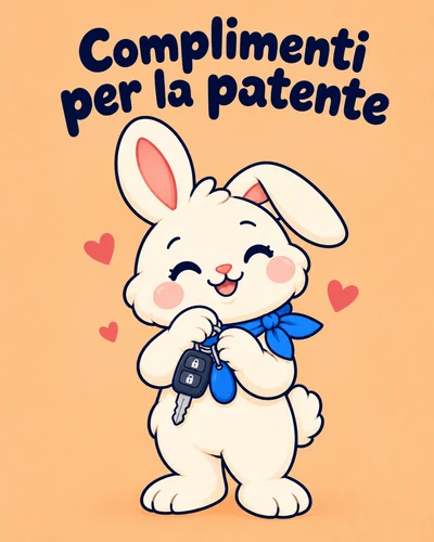 Complimenti per la patente