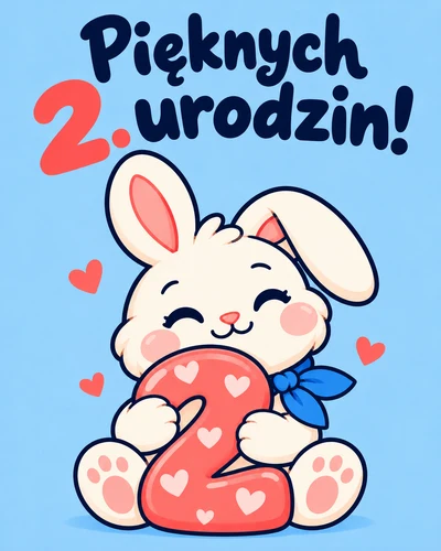 Pięknych 2. urodzin!