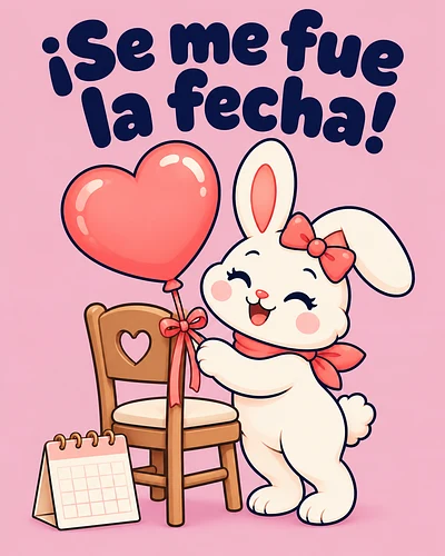 ¡Se me fue la fecha!