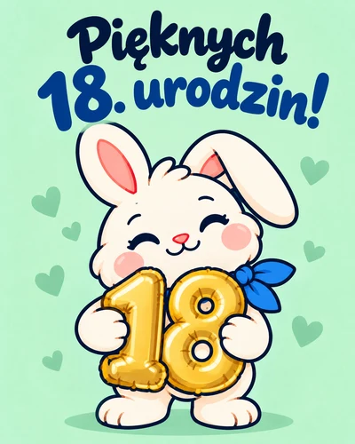 Pięknych 18. urodzin!