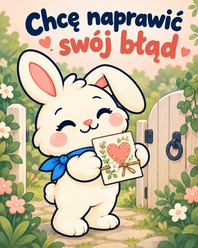Chcę naprawić swój błąd