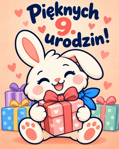 Pięknych 9. urodzin!