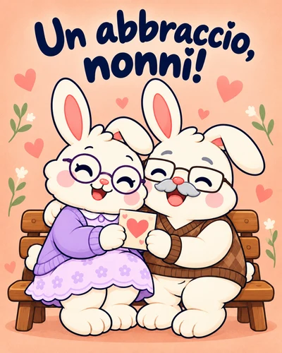 Un abbraccio, nonni!