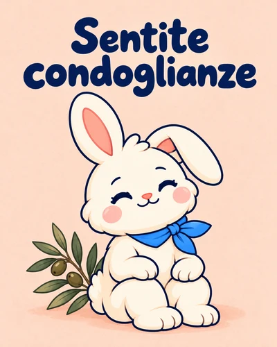 Sentite condoglianze