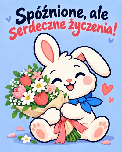 Spóźnione, ale serdeczne życzenia!
