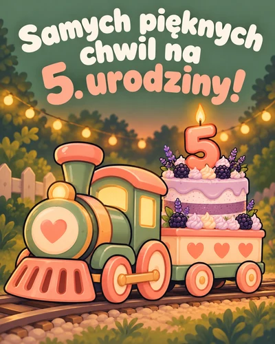 Samych pięknych chwil na 5. urodziny!