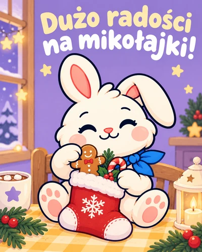 Dużo radości na mikołajki!
