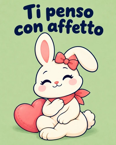 Ti penso con affetto