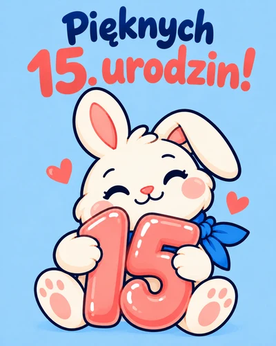 Pięknych 15. urodzin!