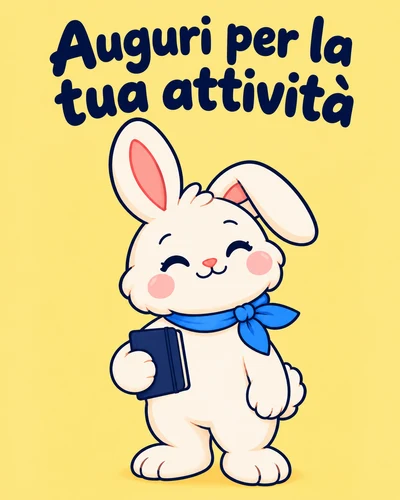 Auguri per la tua attività