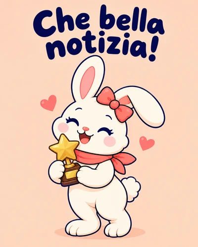 Che bella notizia!
