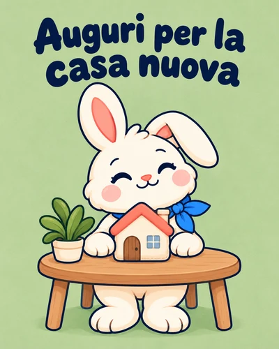 Auguri per la casa nuova