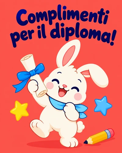 Complimenti per il diploma!
