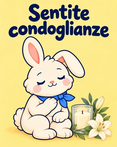 Sentite condoglianze