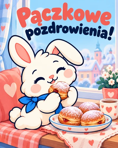 Pączkowe pozdrowienia!