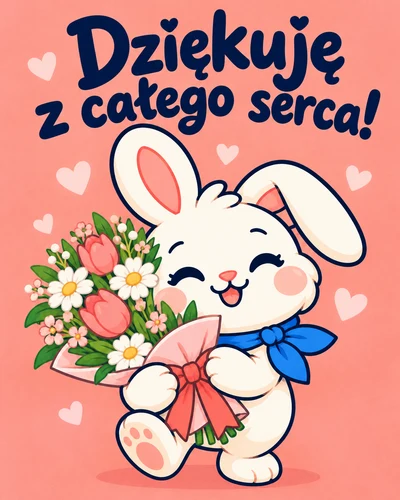 Dziękuję z całego serca!