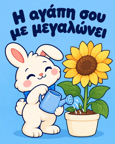 Η αγάπη σου με μεγαλώνει
