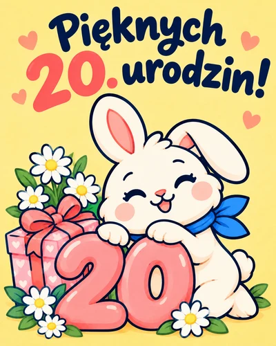 Pięknych 20. urodzin!