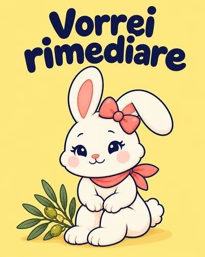 Vorrei rimediare