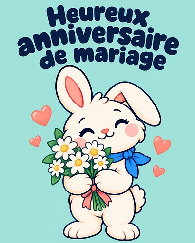 Heureux anniversaire de mariage