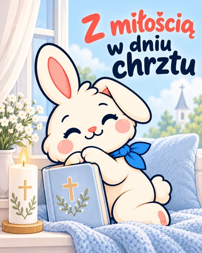 Z miłością w dniu chrztu