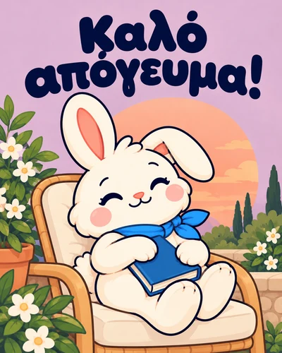 Καλό απόγευμα!